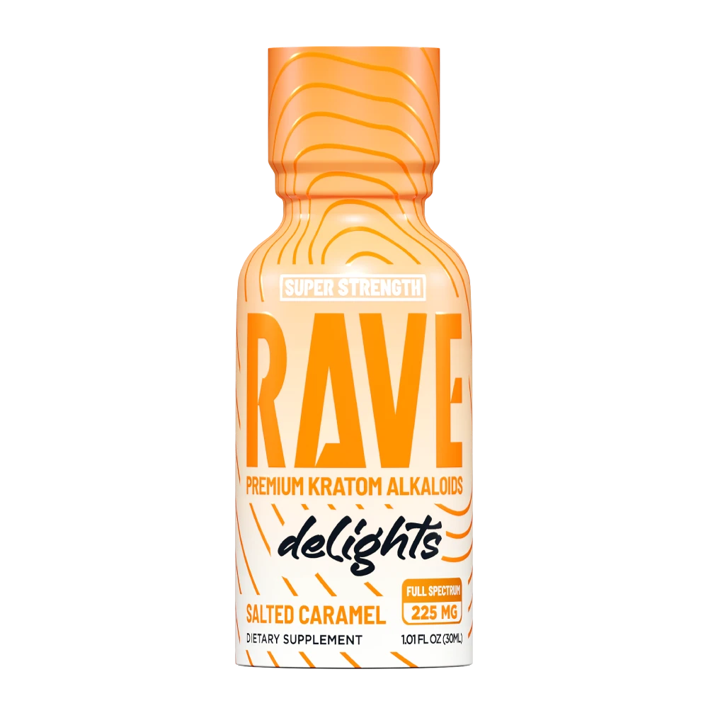 Rave_Kratom_Delights_SaltedCaramel_Bottle