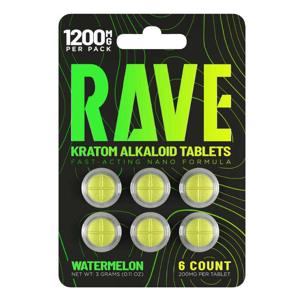 Rave_ExtractTabs_Watermelon_200MG_6ct_Blister